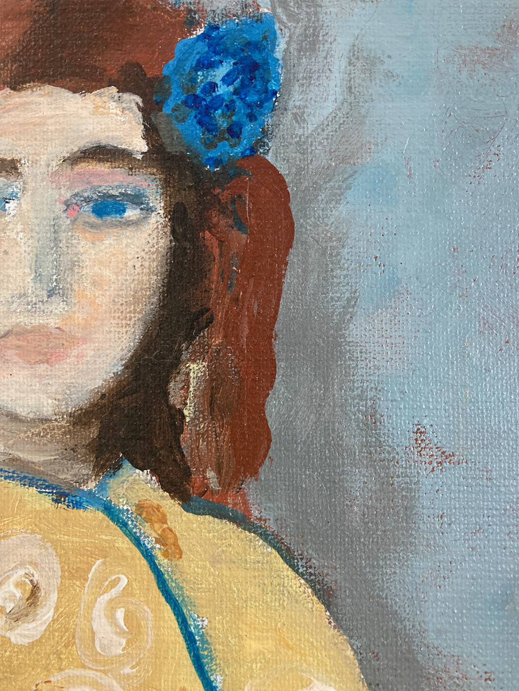 Little girl in kimono